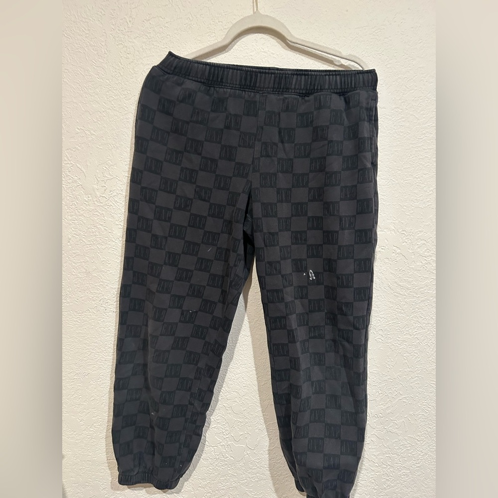 GAP Charcoal Textured Pants